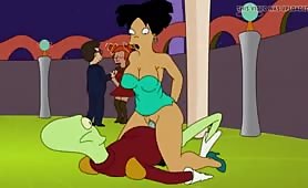 Futurama XXX porno cartone